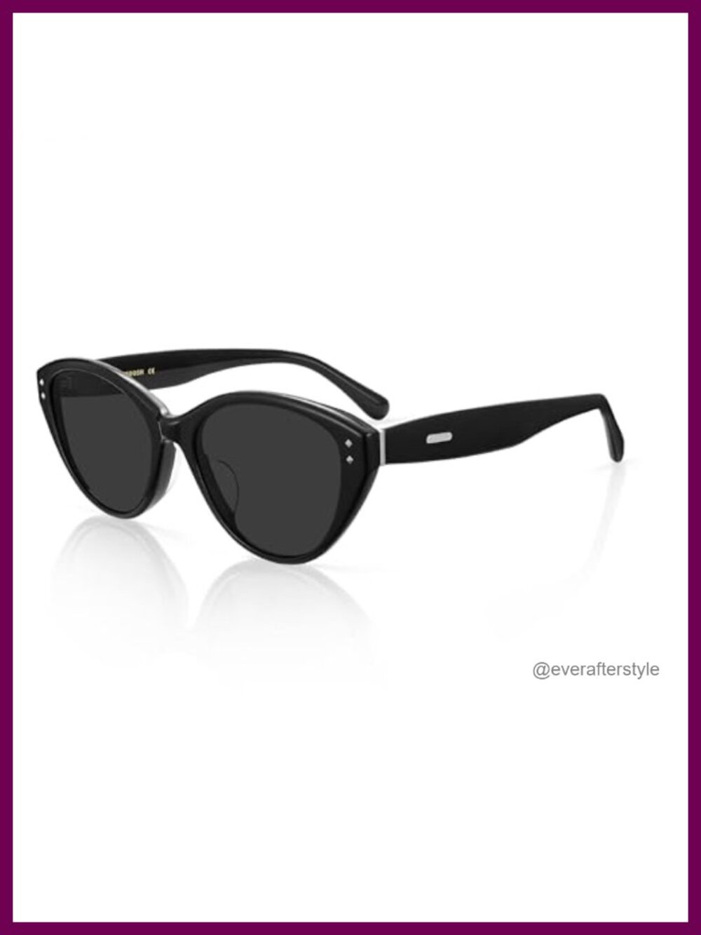 Cat Eye Sunglasses UV400 Polarized Italian Acetate Full Frame Women